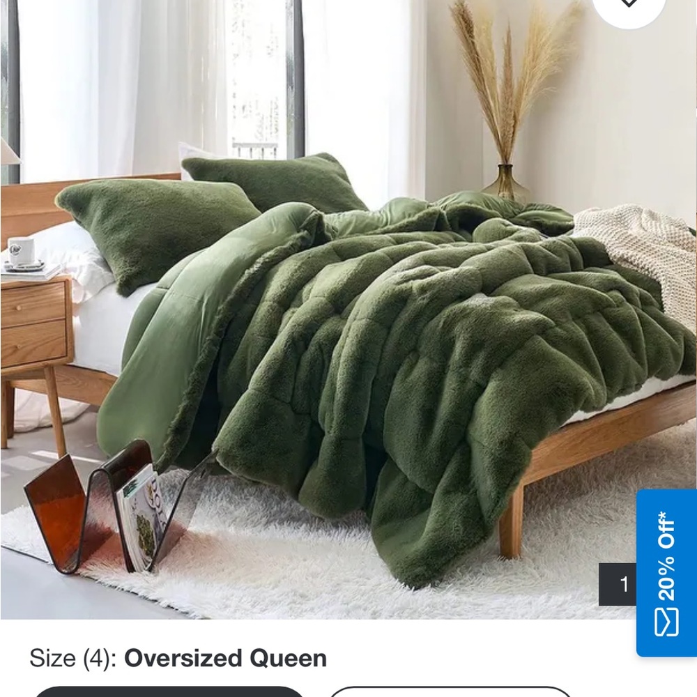 Elegant Olive Green Comforter Set